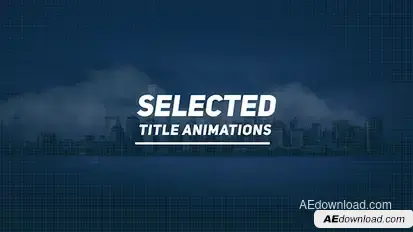 Selected Titles Video Displays template preview