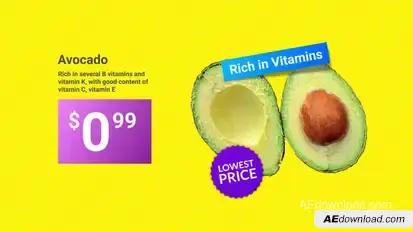 Shop Promo Video Displays template preview