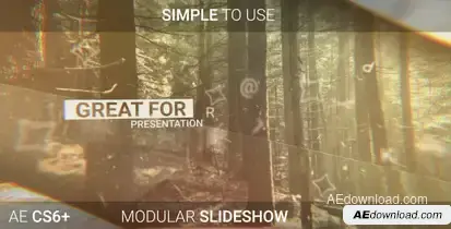 Simple Slideshow Video Displays template preview