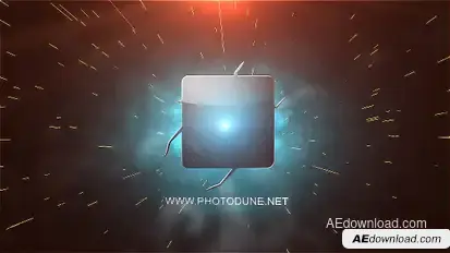 Space Logo Premiere Pro template preview