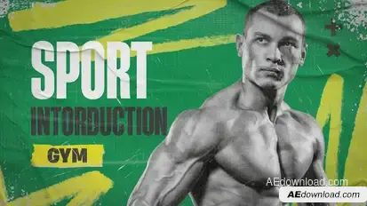 Sport Player Intro | MOGRT Premiere Pro template preview