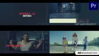 Sports Intro for Premiere Pro Premiere Pro template preview