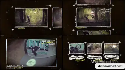 Storyboard Promo Video Displays template preview