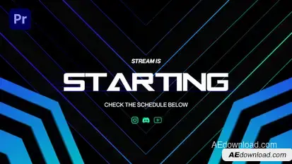 Stream Package Overlay Premiere Pro Template Premiere Pro template preview