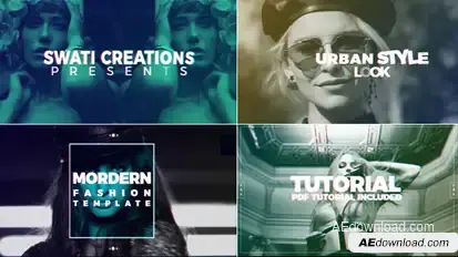 Stylish Fashion Promo Premiere Pro template preview