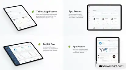 Tablet Pro Presentation Kit Video Displays template preview