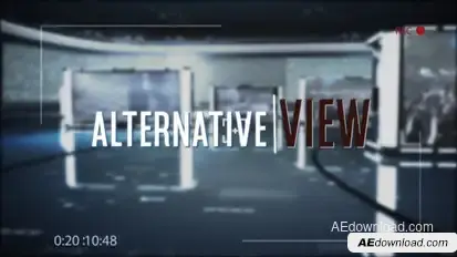 The Alternative View (Documentary Broadcast) Video Displays template preview