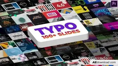 Typography | MOGRTs Video Displays template preview