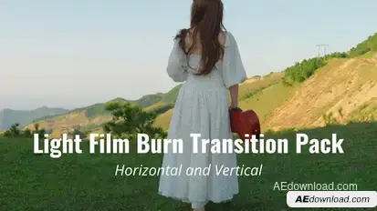 20 Light Film Burn Transition broadcast-packages template preview