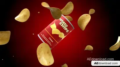 3D Mockup Chips Small Tubes Product Promo template preview