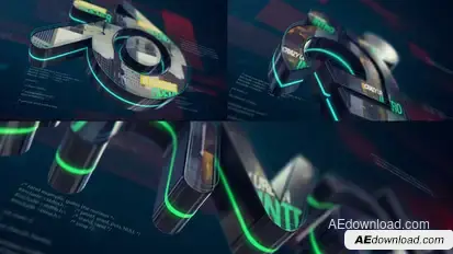 3D Techno Logo 2 Logo Stings template preview