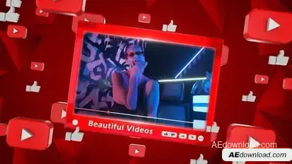3d Youtube Intro Openers template preview
