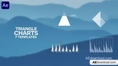 7 Triangle Charts | Infographics Pack Infographics template preview