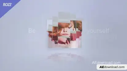 Abstract Flip Image Flare Logo Reveal Logo Stings template preview