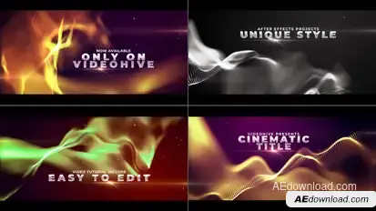 Abstract Particle - Form Cinematic Trailer-V-2 Titles template preview