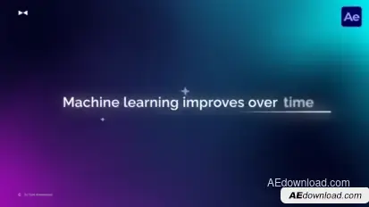 AI Text Animation | AE Titles template preview