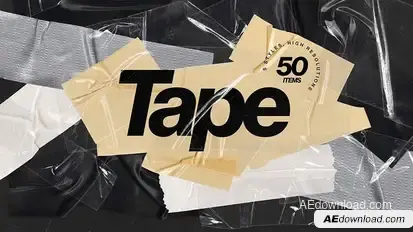 Animated Tapes Pack Elements template preview