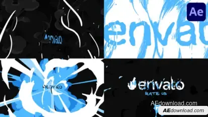 Anime Fire Explosion Logo Opener | After Effects Logo Stings template preview