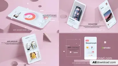App Mock-Up Product Promo template preview