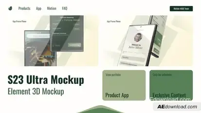 App Promo Presentation Product Promo template preview