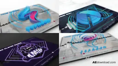 Audio React Logo Reveal Logo Stings template preview