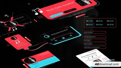 Audio Visualizer Pack Product Promo template preview