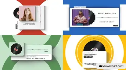 Audio Visualizer Ver 5 Product Promo template preview