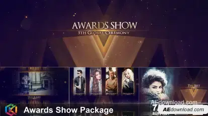 Awards Show broadcast-packages template preview