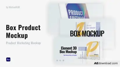 Box Mockup -  Product Mock-up Product Promo template preview