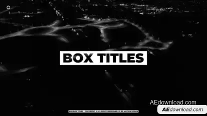 Box Titles Titles template preview