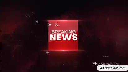 Breaking news Intro broadcast-packages template preview