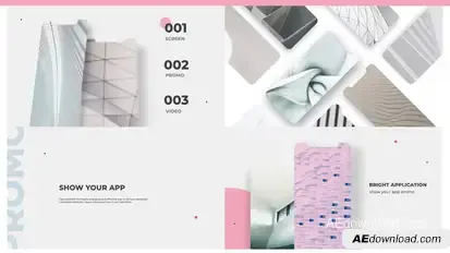 Bright App Screens Presentation Product Promo template preview