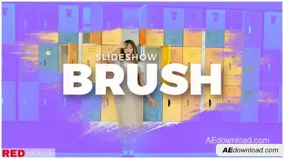 Brush Slideshow Openers template preview
