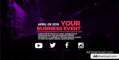 Business Event Promo Product Promo template preview