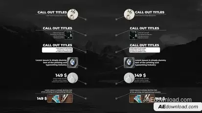 Call-Out Titles | After Effects Titles template preview