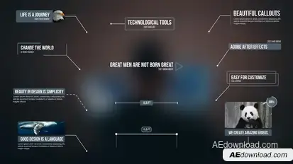 Call Outs Infographics template preview