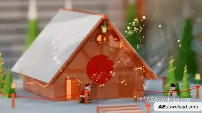 Christmas House broadcast-packages template preview