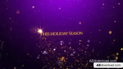Christmas Wishes Video Displays template preview