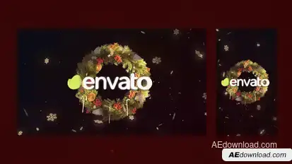 Christmas Countdown broadcast-packages template preview