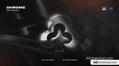Chrome Logo Reveal Logo Stings template preview