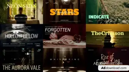 Cinema Titles Titles template preview