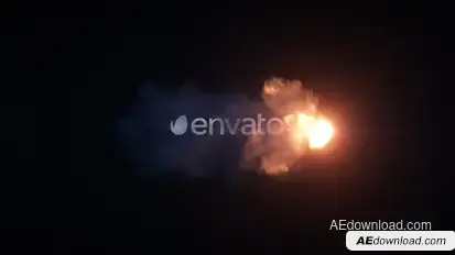Cinematic Fire Reveal Logo Stings template preview
