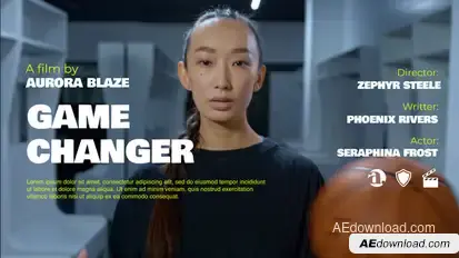 Cinematic Titles Elements template preview