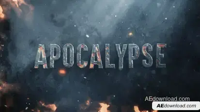 Cinematic Trailer - Apocalypse Titles template preview