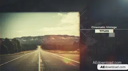 Cinematic Vintage Titles Titles template preview
