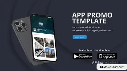 Clean App Promo | Phone 13 Pro Product Promo template preview