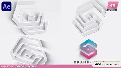 Clean Logo Intro Logo Stings template preview