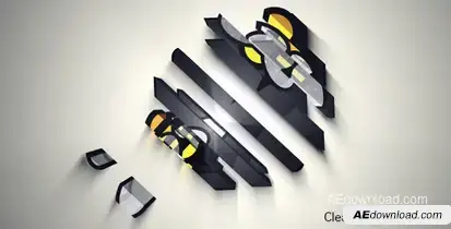 Clean Logo V4 - 3D Logo Stings template preview