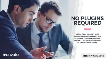 Clean Presentation Video Displays template preview