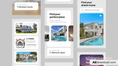 Clean Real Estate Instagram Stories Openers template preview
